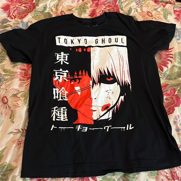 Vintage TOKYO GHOUL Size Large FunImation Graphic Tee Shirt Japan Anime NEW - Picture 8 of 12